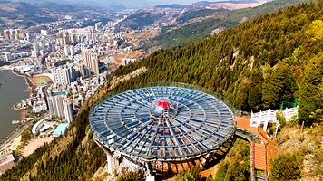 老阴山景区玻璃栈道