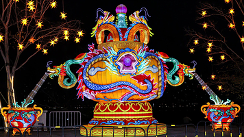 福州三江口非遗奇幻夜迎春灯会