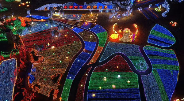 武汉·江夏里首届非遗花灯大庙会