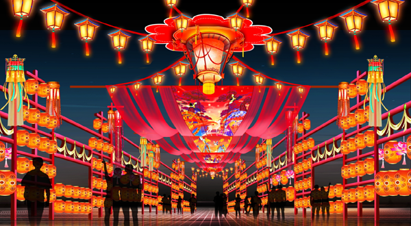 沈阳苏家屯新春灯会