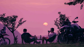 莫干山小野落日观景点