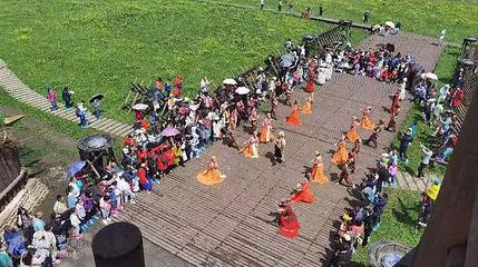 那拉提河谷草原乌孙大营迎宾盛典第 3 张图片