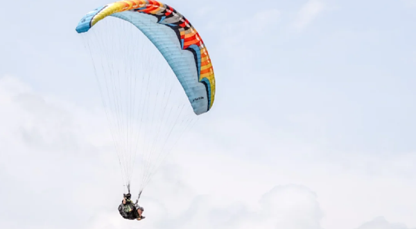 绵阳鹰嘴岩滑翔伞飞行基地