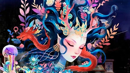北京光影夜游乐园第 1 张图片