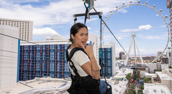 拉斯维加斯飞越凝酷高空滑索