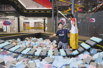 一工元运动空间·上海新嘉店（奈尔宝旗下·团建派对·攀岩蹦床·运动探索）第 6 张图片