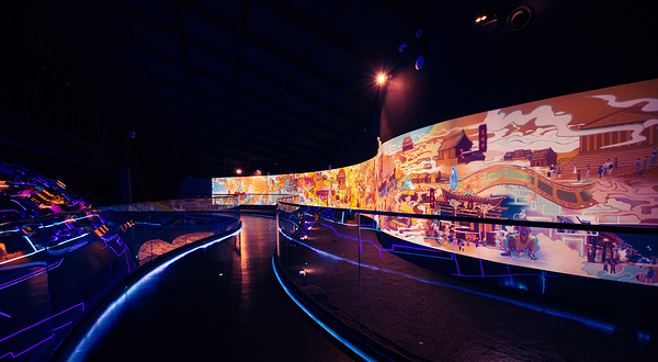 焕真平遥数字艺术光影秀