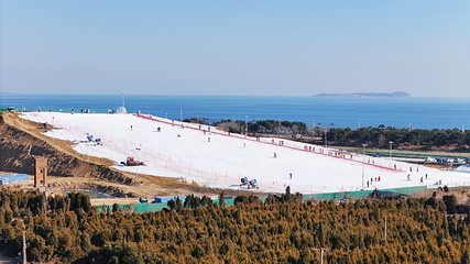 青岛金沙滩国际滑雪场第 1 张图片
