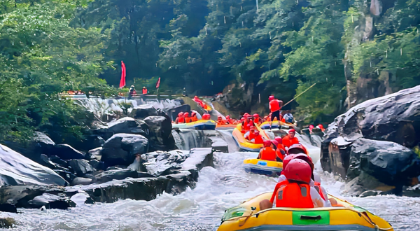 竹山两溪口漂流