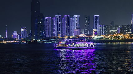 武汉两江游览·红巷码头(夜游长江)第 5 张图片