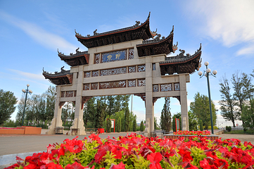黄河大沙漠神泉旅游景区第 1 张图片