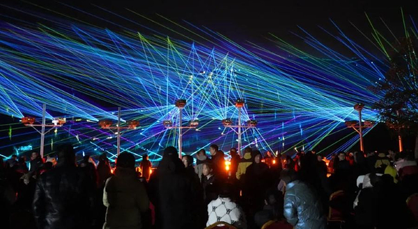 石燕湖实景光影焰火秀