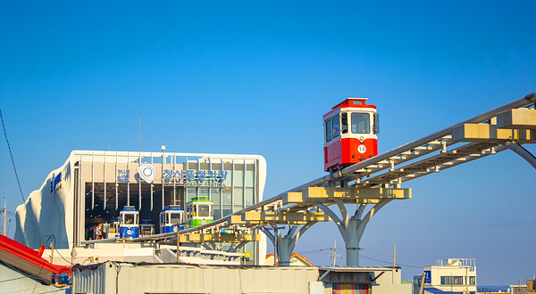 海云台蓝线公园列车