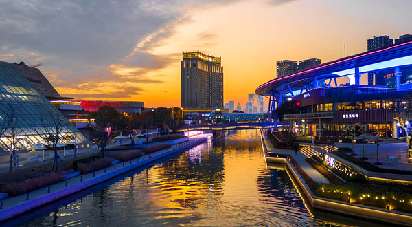 金鸡湖景区-中央河码头