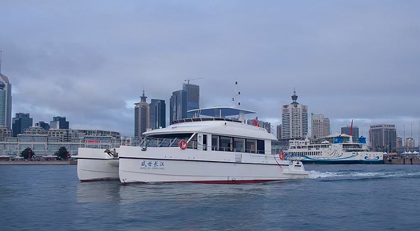 八大峡码头游船观光