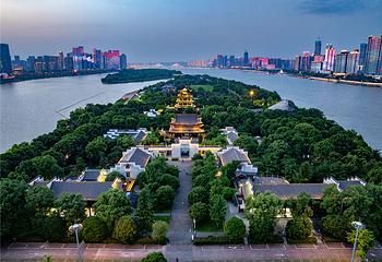 橘子洲江天暮雪实景剧场第 1 张图片