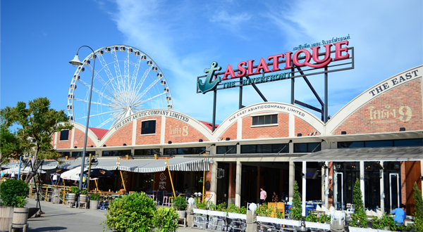 曼谷夜市摩天轮