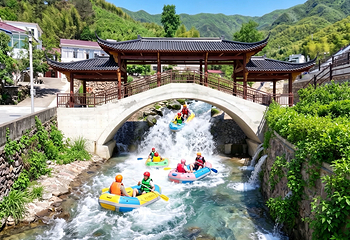 安吉九峰山漂流第 4 张图片