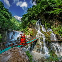 螺髻九十九里温泉瀑布风景区