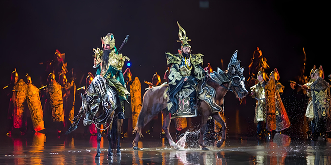 大型山水实景演艺《烽烟三国》