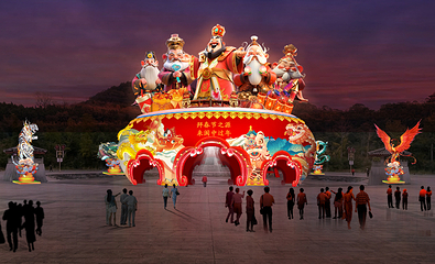 2025年阆苑仙葩迎春灯会第 1 张图片