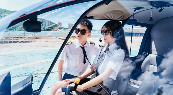 三亚港洋海直升机旅游基地