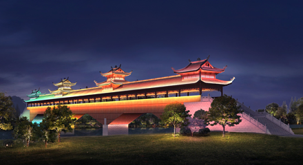 缘来泰顺·文祥湖夜游第 3 张图片