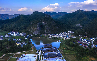 洪皓故里(水上古戏台)第 1 张图片