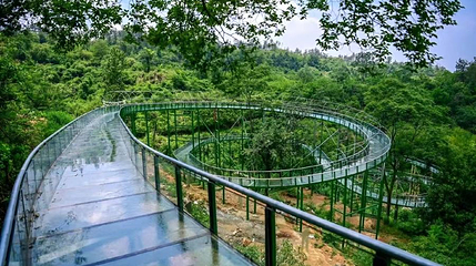 新洲大峡谷漂流第 1 张图片