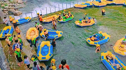 龙脊金江河漂流第 4 张图片