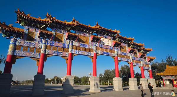 青铜峡黄河楼-牌楼