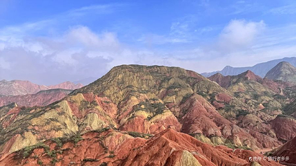 兰州水墨丹霞旅游景区-观景台第 1 张图片