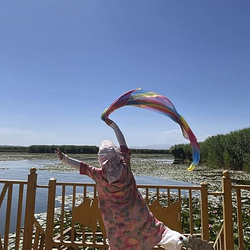 博斯腾湖莲海世界景区莲花广场