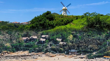 连云港市连岛景区-海滨浴场