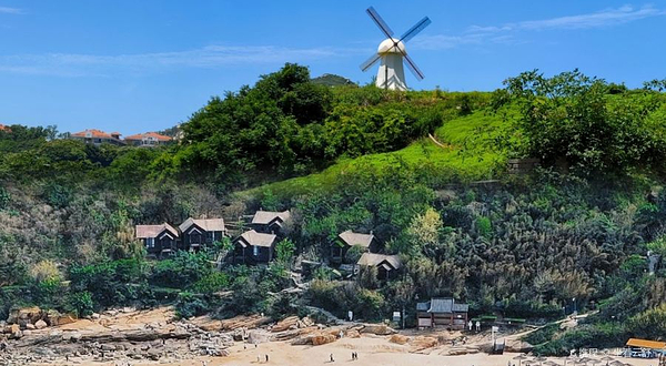 连云港市连岛景区-海滨浴场