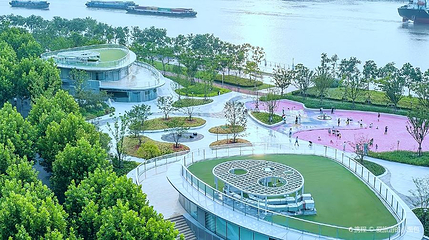 前滩休闲公园-粉色沙滩第 1 张图片