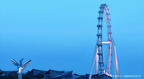 金鸡湖景区-飞翔雕塑