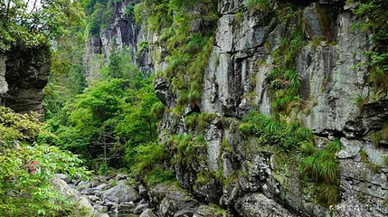石台牯牛降龙门景区-碧玉潭第 1 张图片
