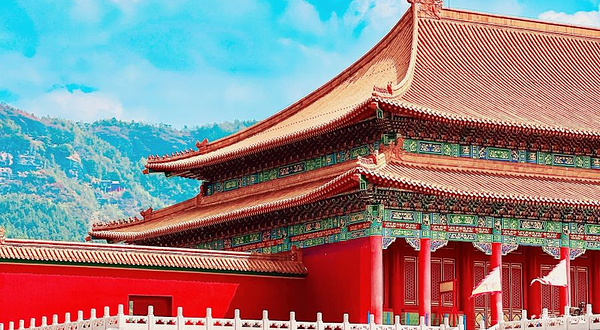 明清宫苑景区-皇宫拍摄