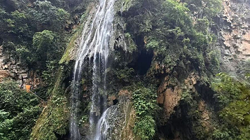 马岭河峡谷风景区-捞月瀑布