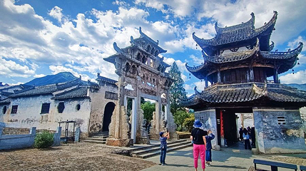 歙县许村古村落风景区-大观亭第 1 张图片