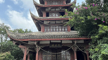 洛带古镇景区-四方塔