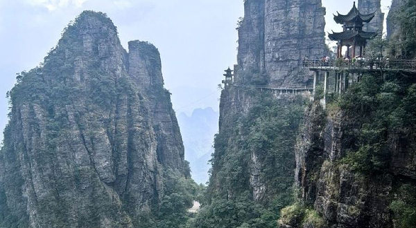 北帝山旅游区-观景平台