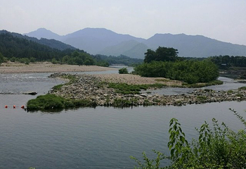楠溪江桃花源竹筏漂流第 16 张图片
