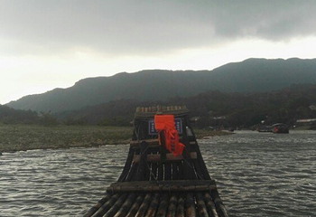 楠溪江桃花源竹筏漂流第 21 张图片