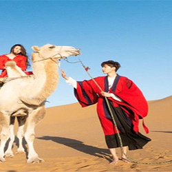 沙坡头-骑骆驼