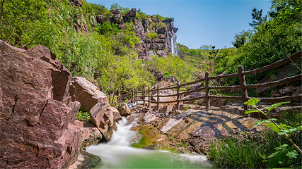 万安山旅游度假区七彩大峡谷第 1 张图片