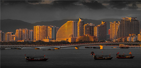 夜游三亚湾第 30 张图片