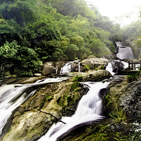 八仙飞瀑潭景区-萝卜潭