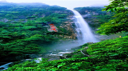 宜春明月山国家级风景名胜区-云谷飞瀑第 1 张图片